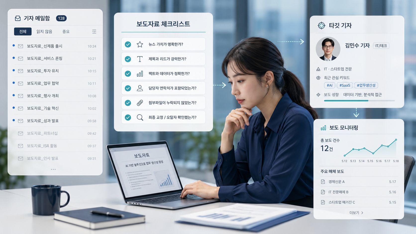 미디어비(MediaBee) 보도자료 체크리스트
